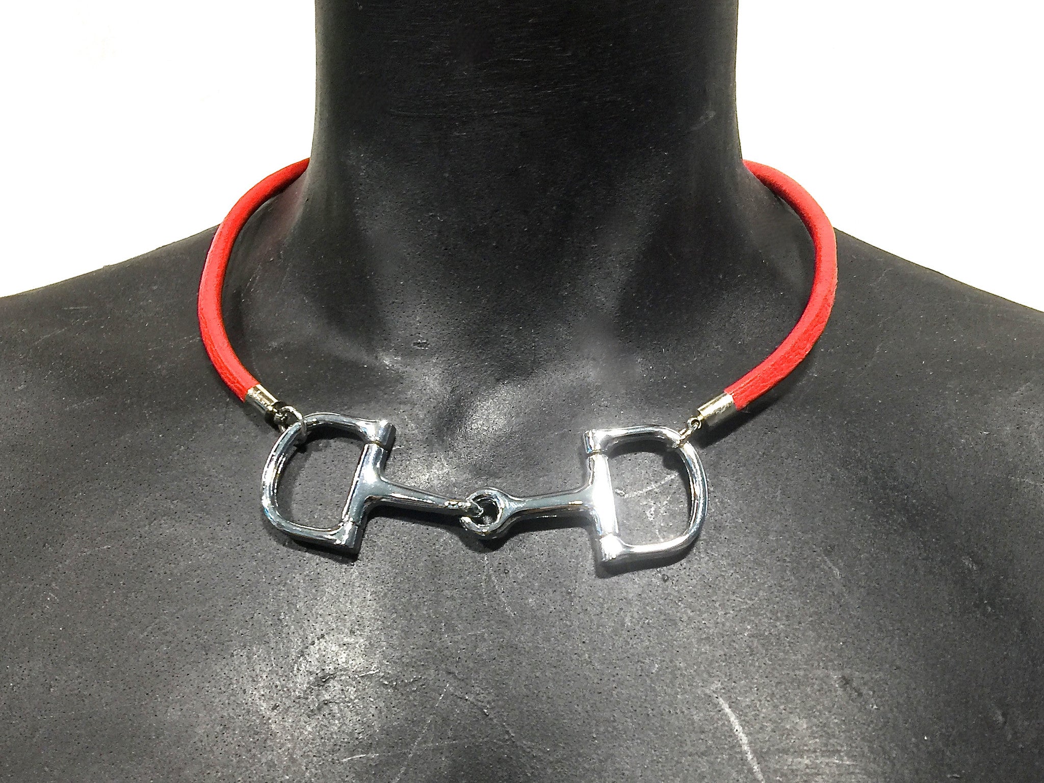 equestrian horse bit choker necklace