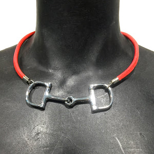 equestrian horse bit choker necklace