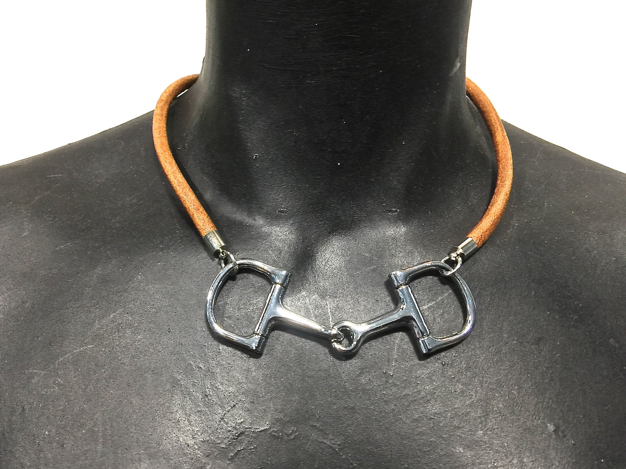 equestrian horse bit choker necklace