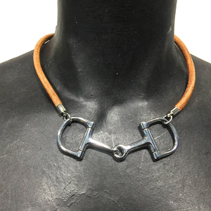 equestrian horse bit choker necklace