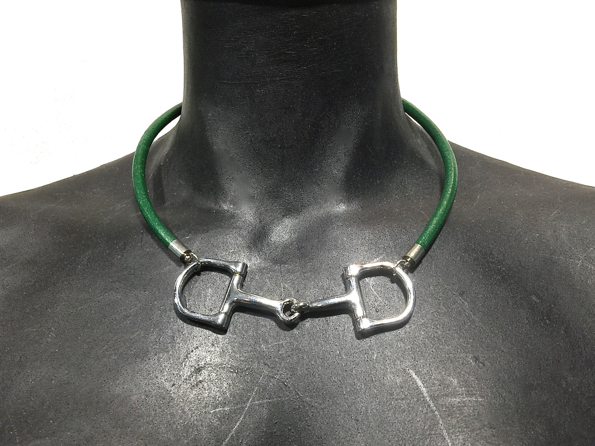 equestrian horse bit choker necklace