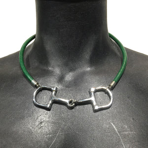 equestrian horse bit choker necklace