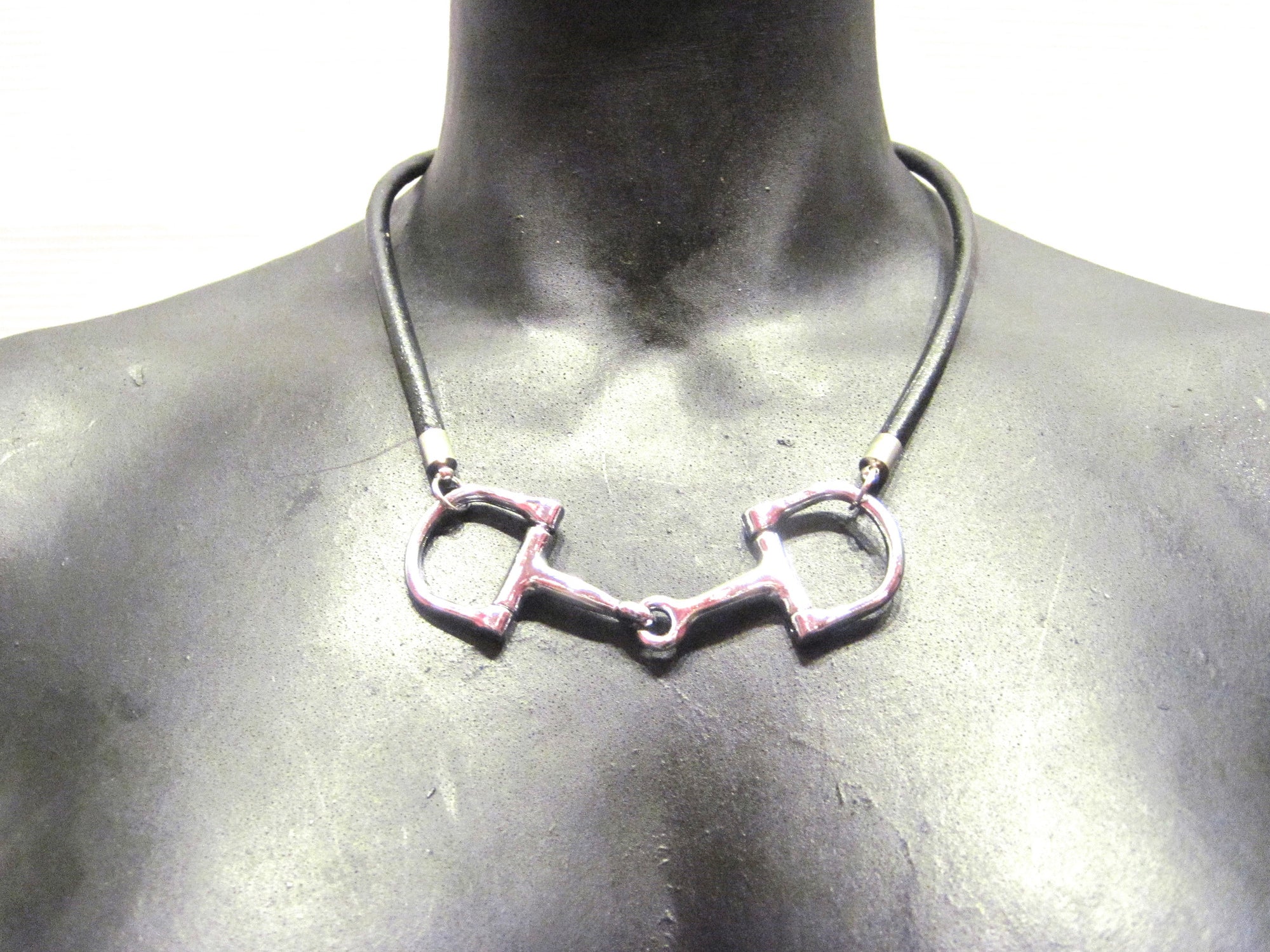 equestrian horse bit choker necklace