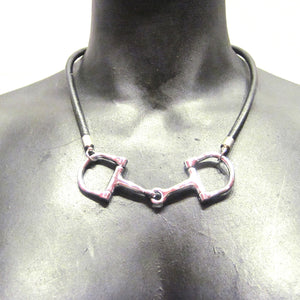 equestrian horse bit choker necklace