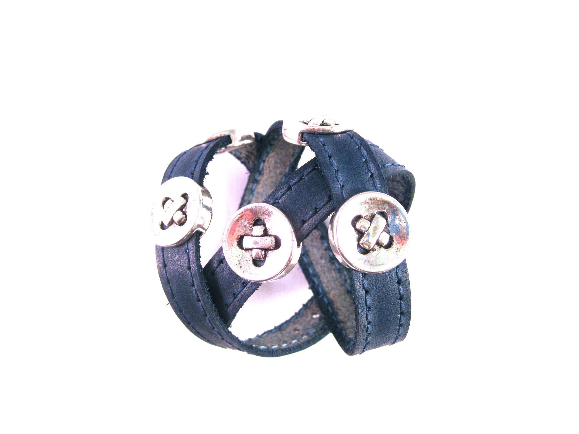 Buttons Wraparound Bracelet