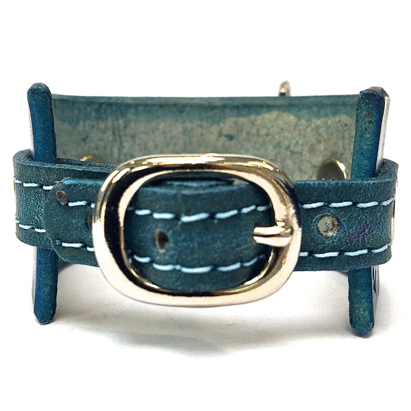 Shackle Cuff Dark Turquoise - Nyet Jewelry