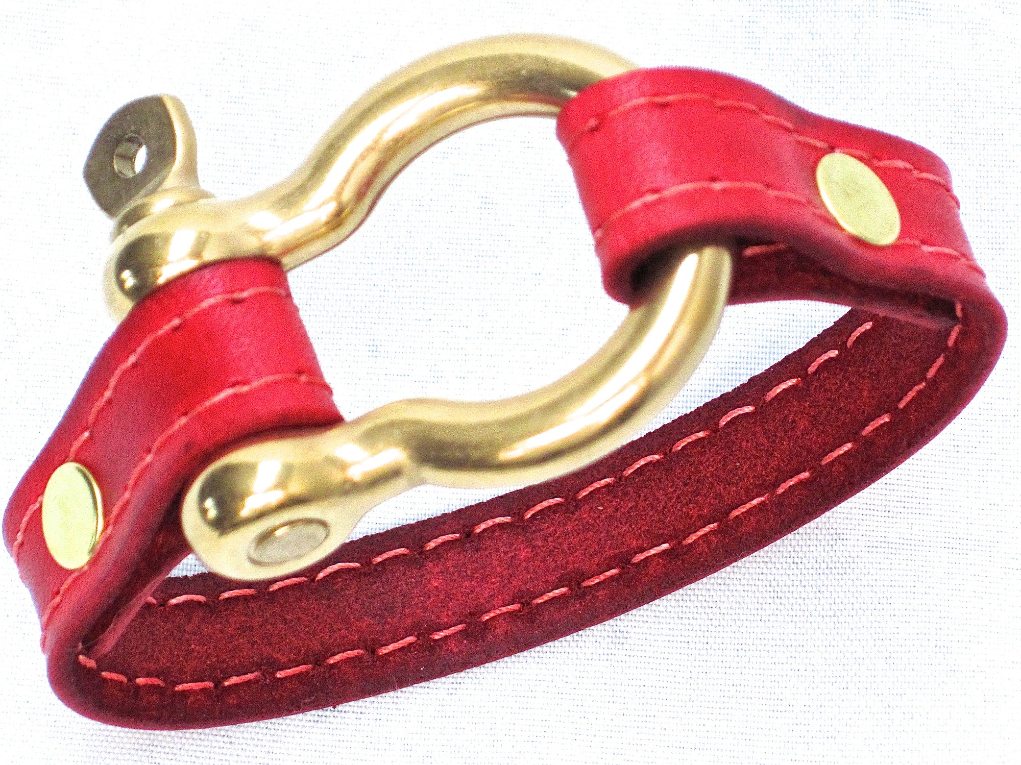 Nyet jewelry Signature Gold Bracelet Red by nyet jewelry