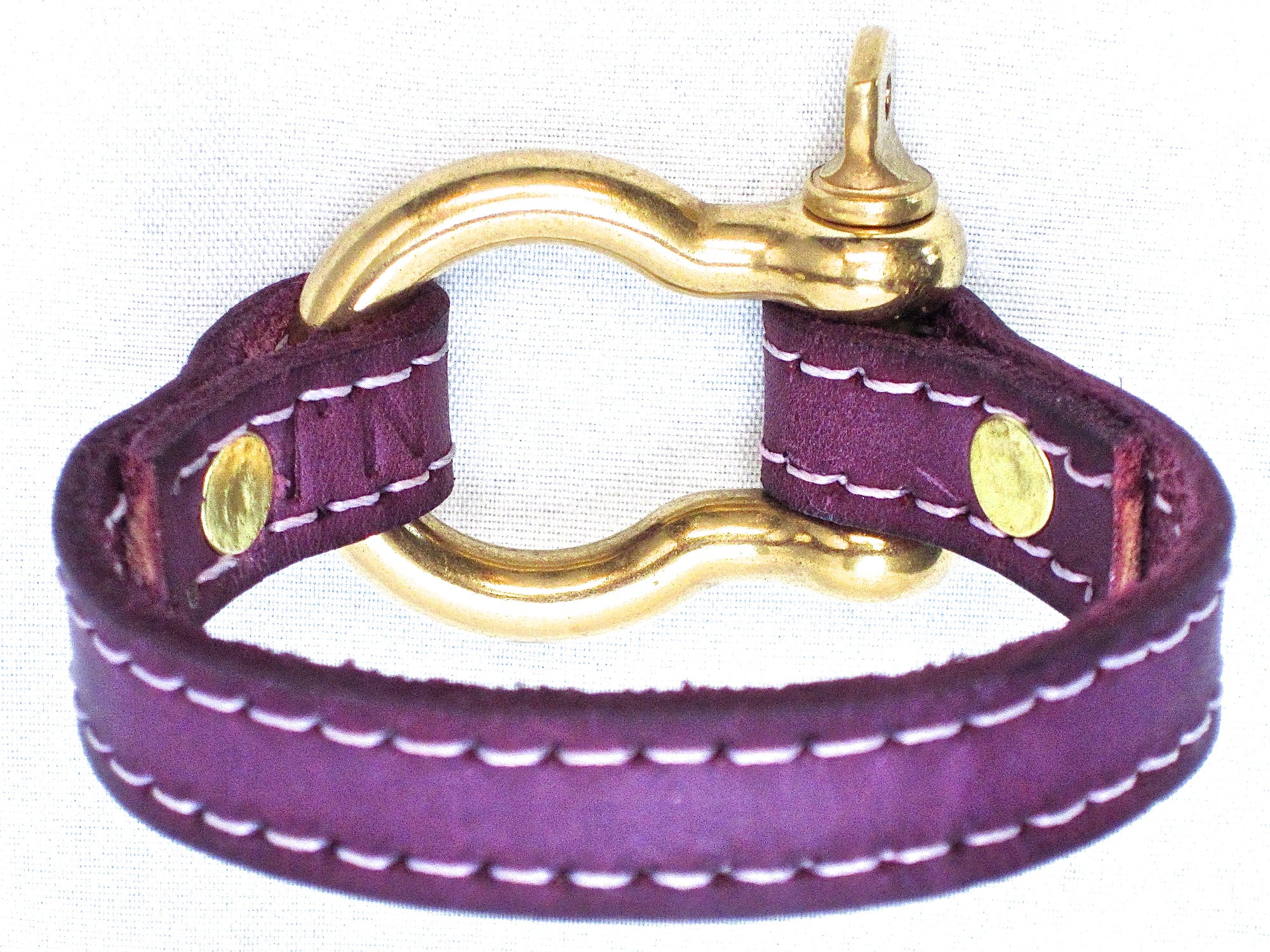 Nyet jewelry Signature Gold Bracelet Purple by nyet jewelry