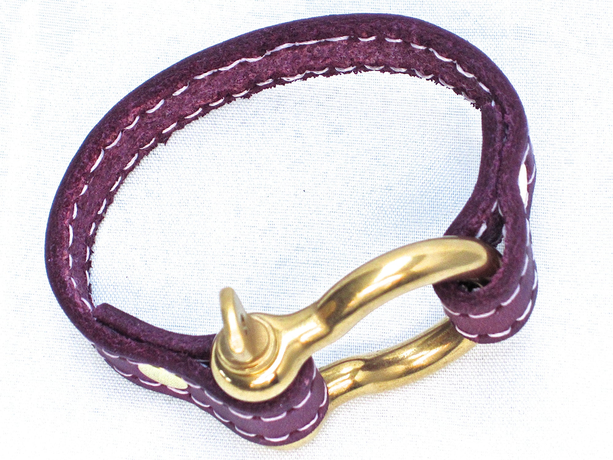 Nyet jewelry Signature Gold Bracelet Purple by nyet jewelry