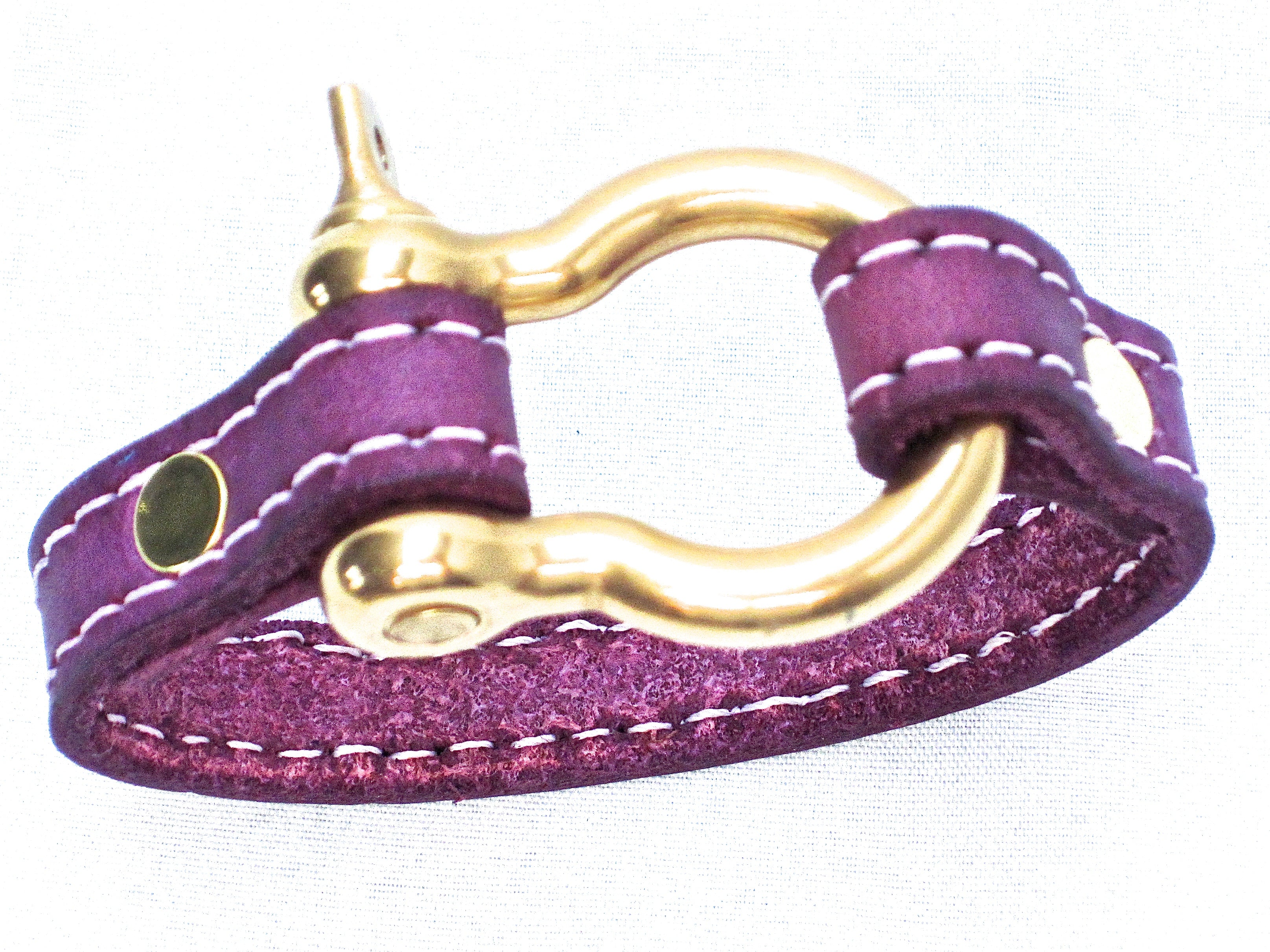 Nyet jewelry Signature Gold Bracelet Purple by nyet jewelry