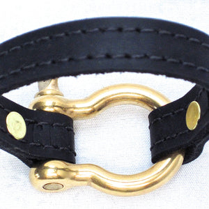 Nyet jewelry Signature Gold Bracelet Black by nyet jewelry.