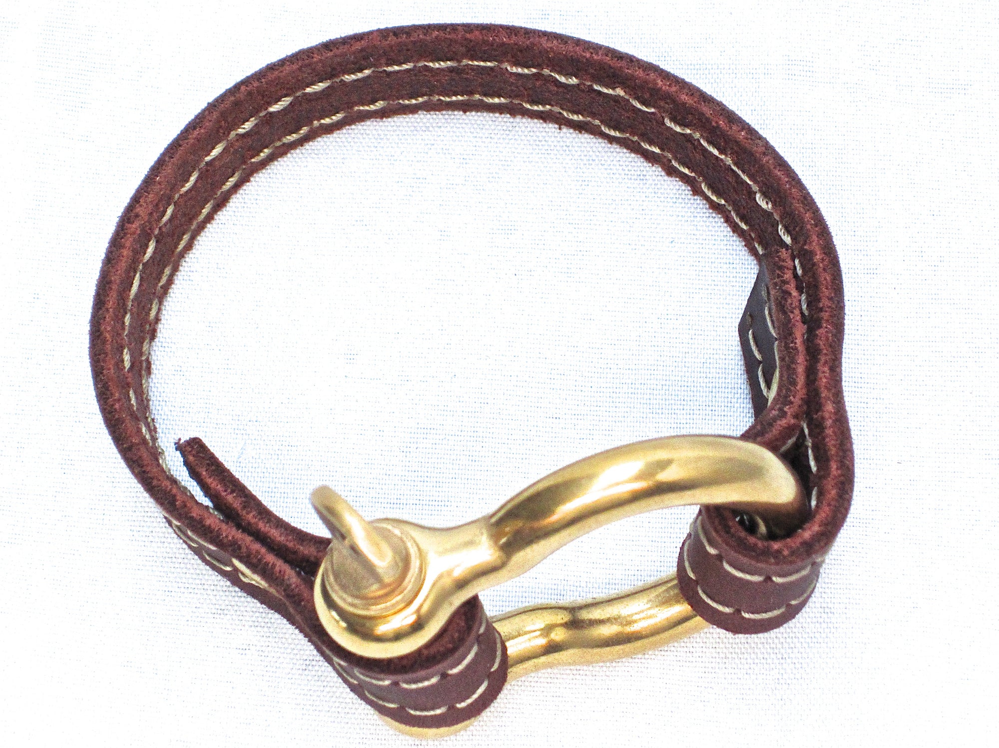 Nyet jewelry Signature Gold Bracelet Brown by nyet jewelry