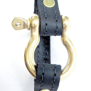 Nyet jewelry Signature Gold Bracelet Black by nyet jewelry.