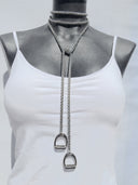 Extra Long Stainless Steel Lariat With stirrups