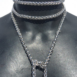 Extra Long Stainless Steel Lariat With stirrups