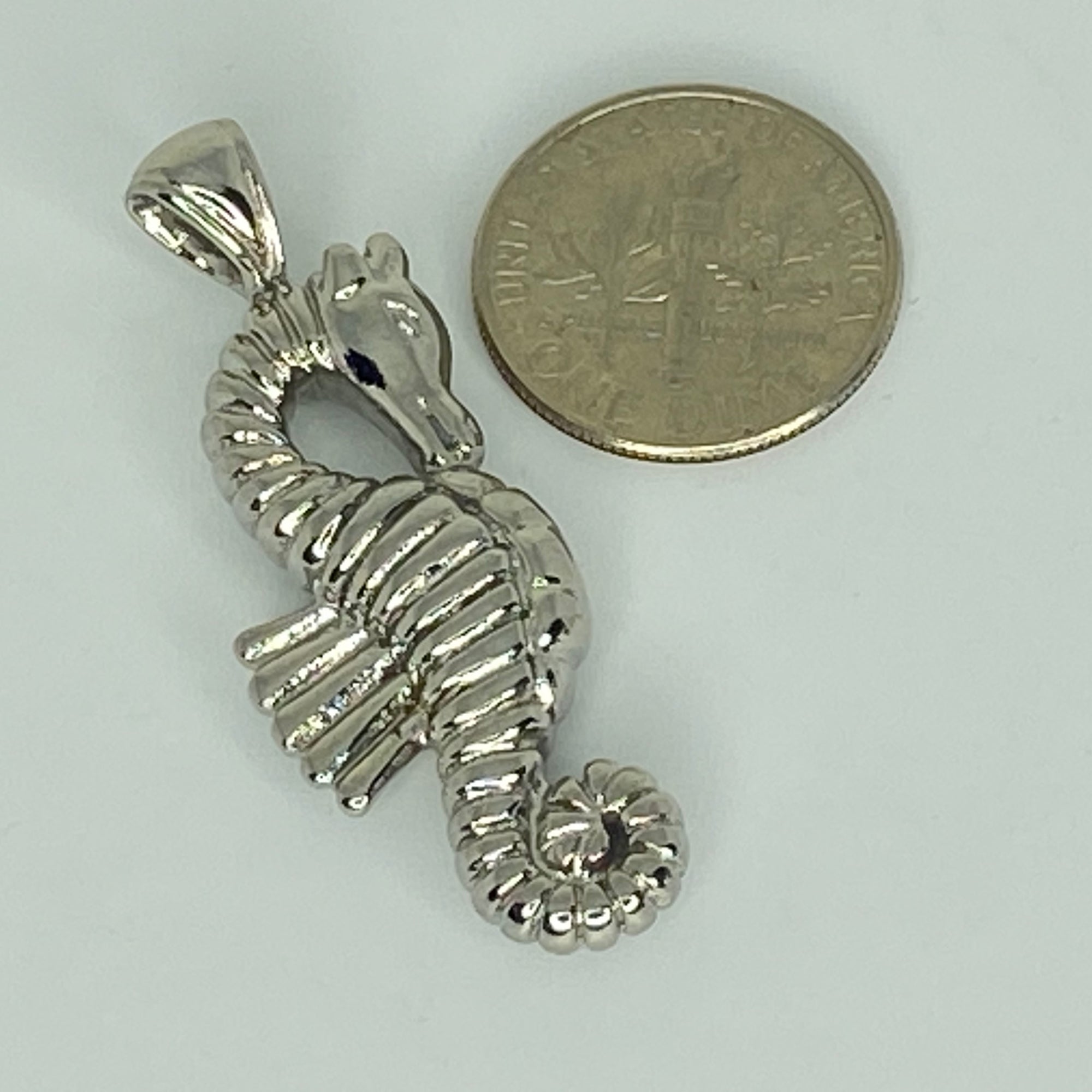 Stainless steel pendent Seahorse