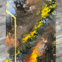 the yellow brick road acrylic painting by delphine pontvieux