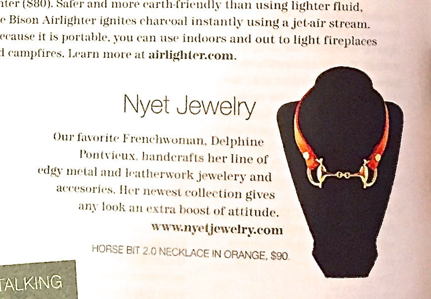 Nyet Jewelry featured in FW:Chicago mag holiday gift guide 2015