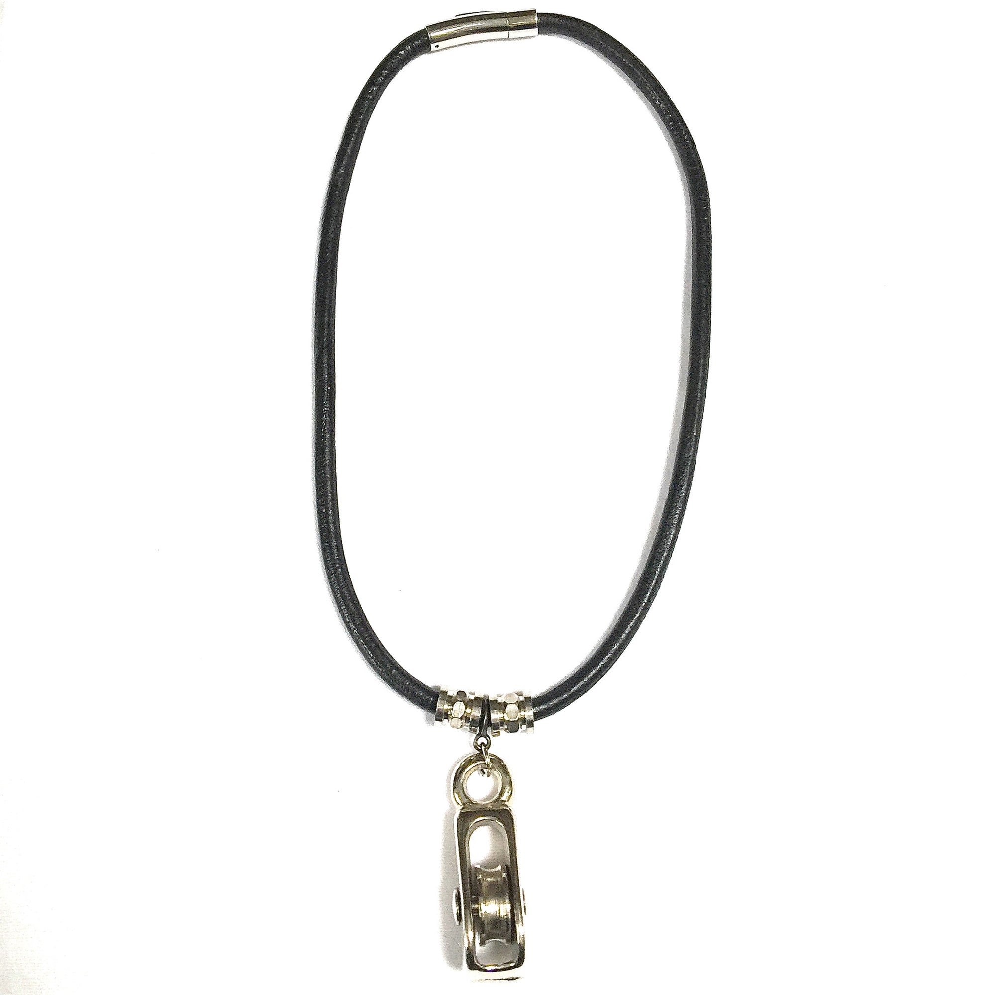 Pulley Leather Necklace