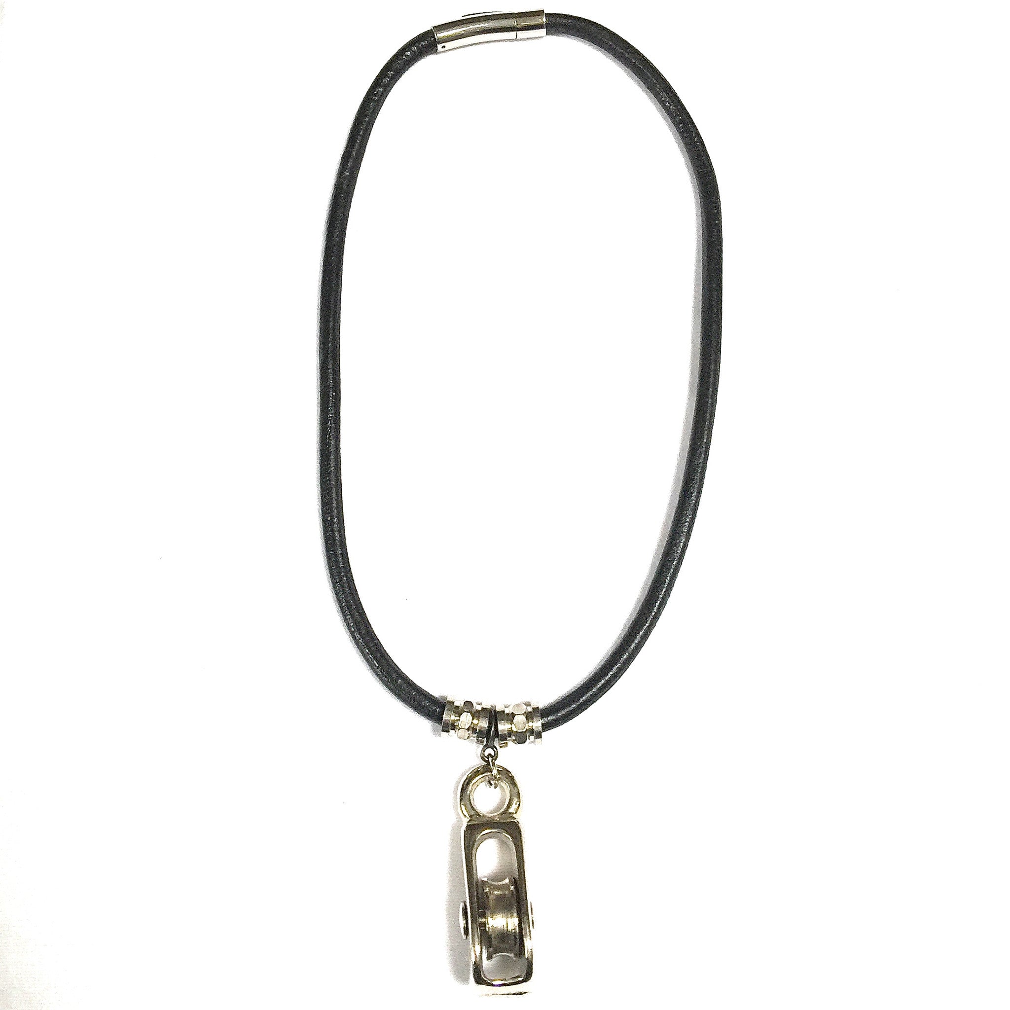 Pulley Leather Necklace