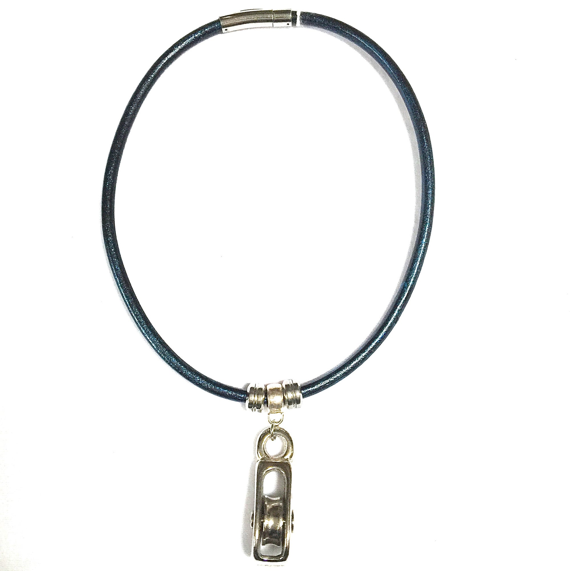 Pulley Leather Necklace