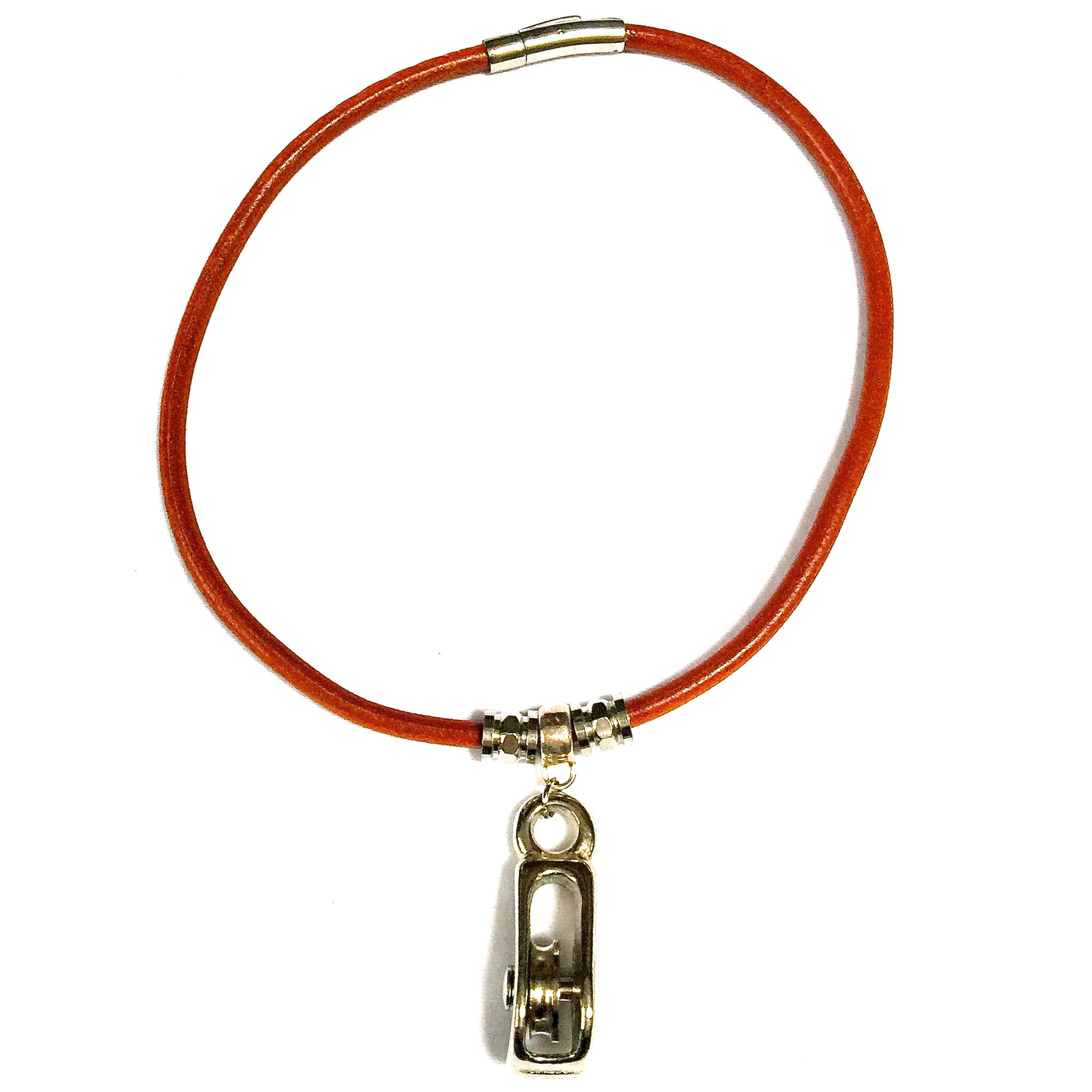 Pulley Leather Necklace