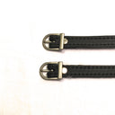 DOUBLE LEATHER CHOKER NECKLACE WITH LONG DEERSKIN LEATHER FRINGE by nyet jewelry