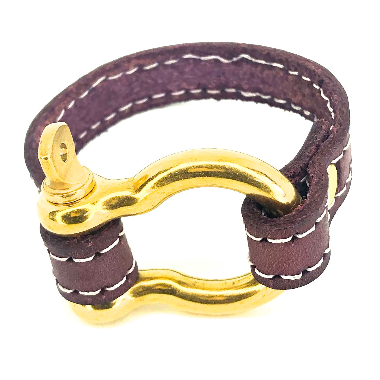 Nyet jewelry Signature Gold Bracelet Purple by nyet jewelry