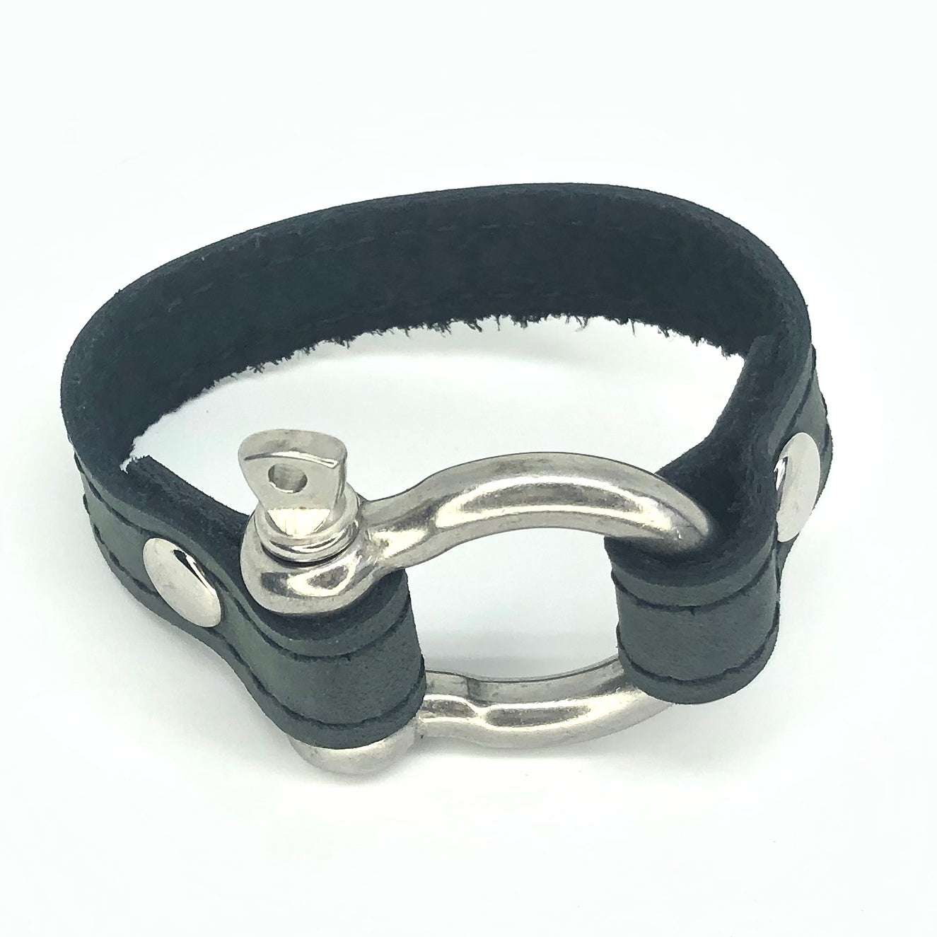 Signature bracelet with shackle by nyet jewelry