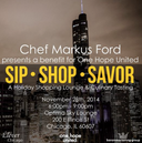 Sip, Shop, Savor Black Friday event
